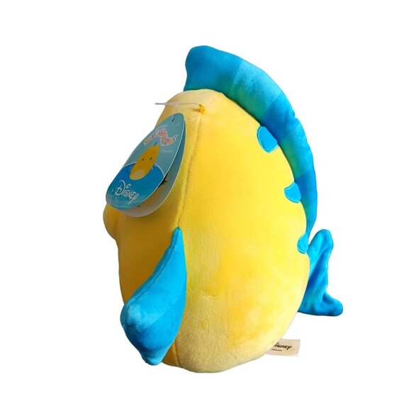 Disney Little Mermaid Flounder Plush Toy 10" Squishmallows Soft Cuddly Collectib - Picture 3 of 9